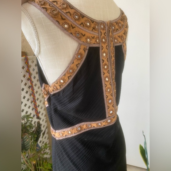 free people little black dress egyptian vibes sz l - Picture 5 of 14